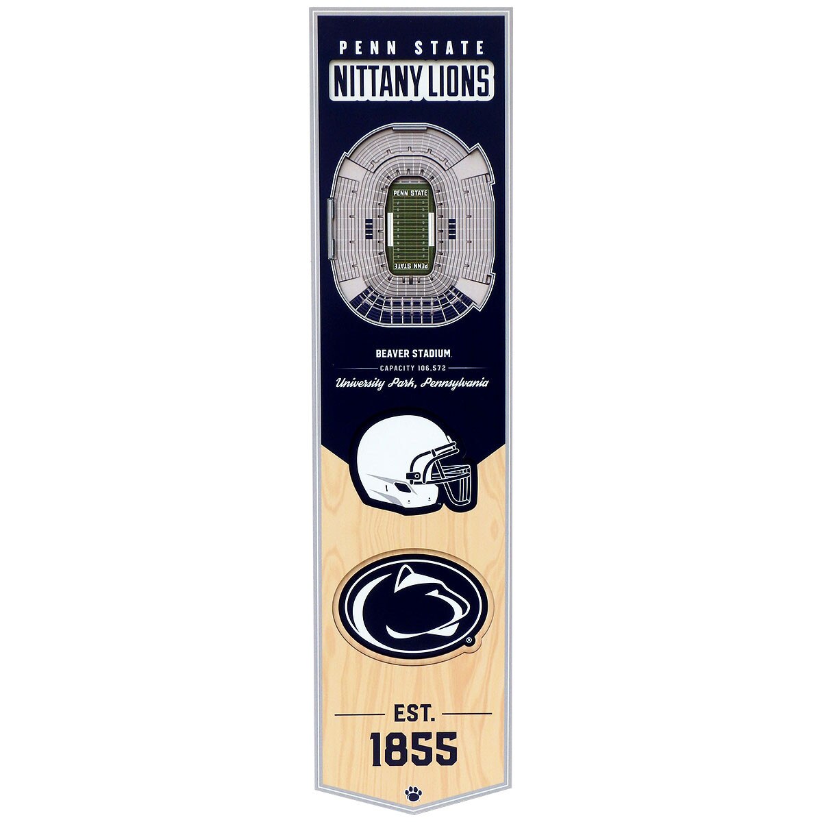 3D wall art Beaver Stadium image